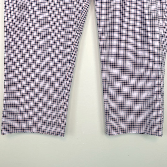 Talbots Pink and Blue Signature Plaid Capri Pants. Size 12. - Picture 6 of 14